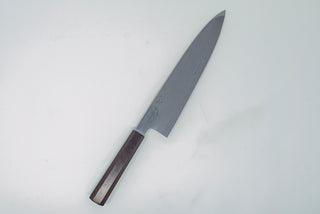 Hatsukokoro Komorebi Damascus Blue#1 Gyuto 240mm (Scratch and Dent) - Thecooksedge