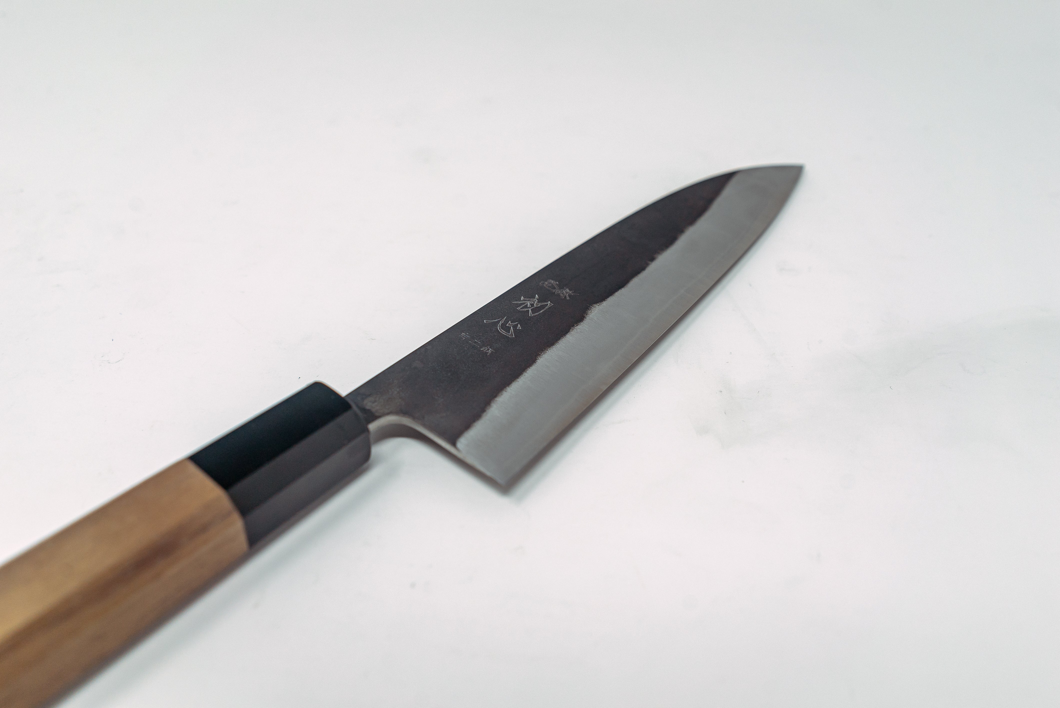 Hatsukokoro Kurokaze White#2 Kurouchi Gyuto 180mm - Thecooksedge