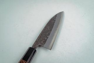 Hatsukokoro Kurosagi AS Kurouchi Santoku 165mm - Thecooksedge