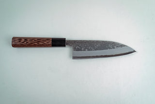 Hatsukokoro Kurosagi AS Kurouchi Santoku 165mm - Thecooksedge