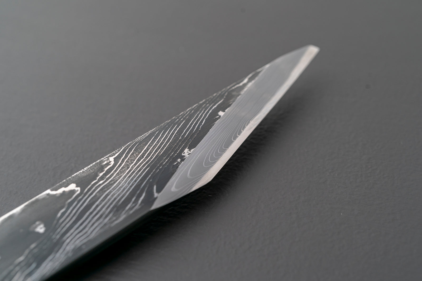 Masuda White2 Twisted Damascus Kiridashi - Thecooksedge