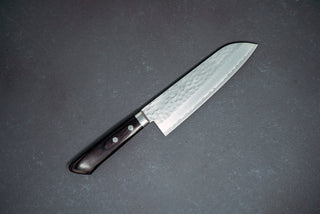 Masutani VG1 Tsuchime Santoku 165mm - Thecooksedge
