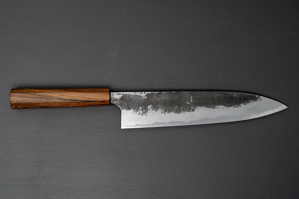 Mazaki White#2 Kurouchi Gyuto 240mm - Thecooksedge