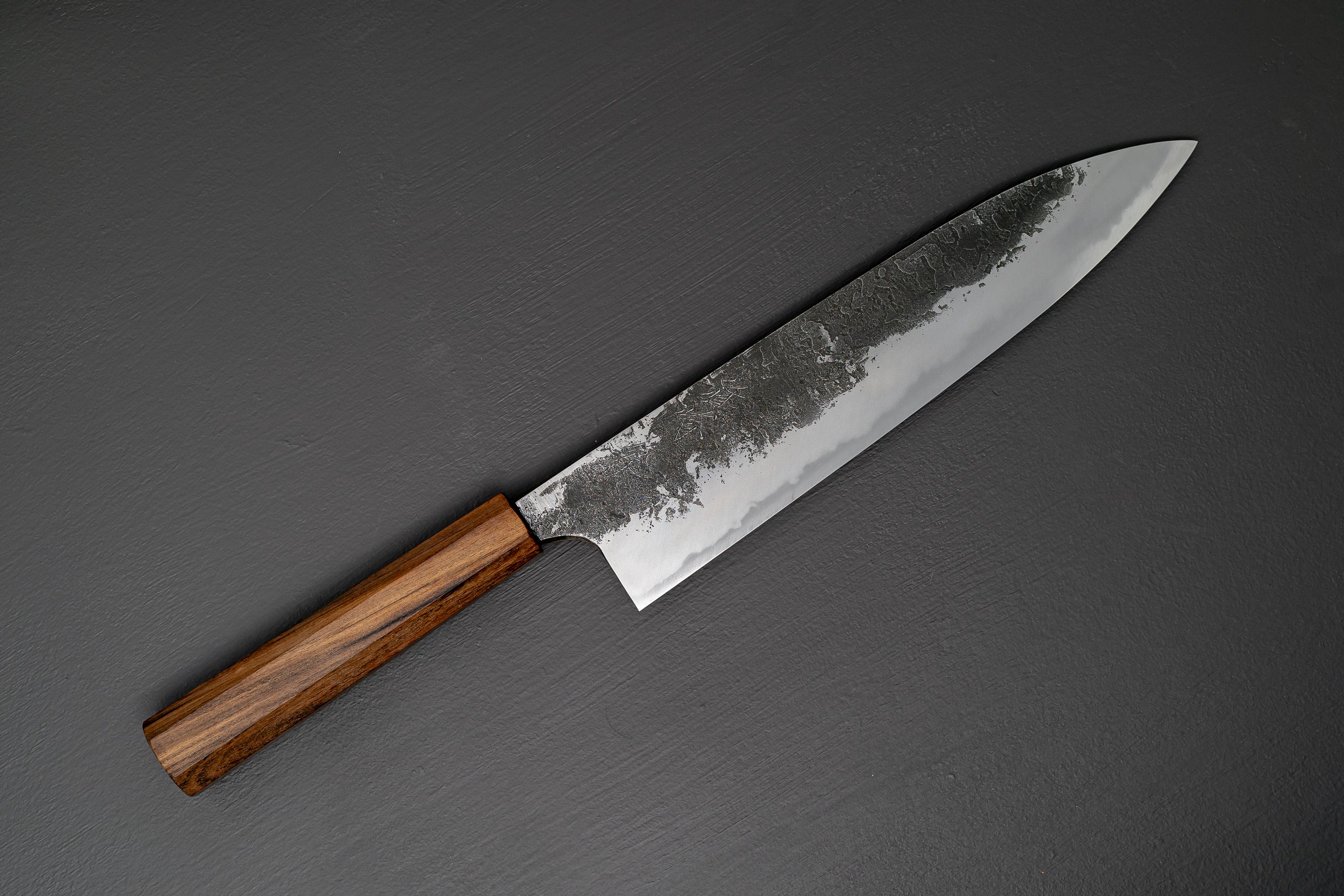 Mazaki White#2 Kurouchi Gyuto 240mm - Thecooksedge
