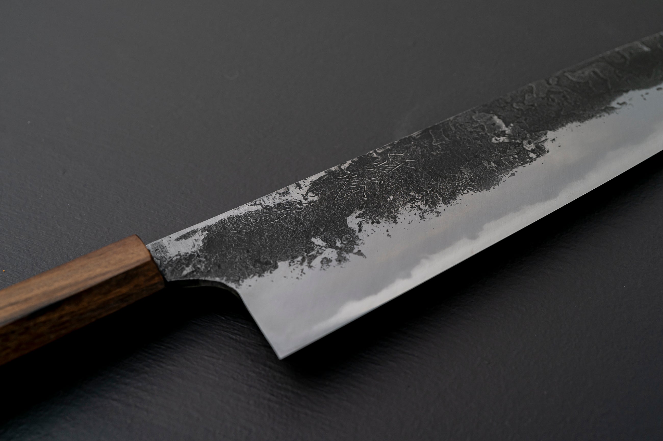 Mazaki White#2 Kurouchi Gyuto 240mm - Thecooksedge