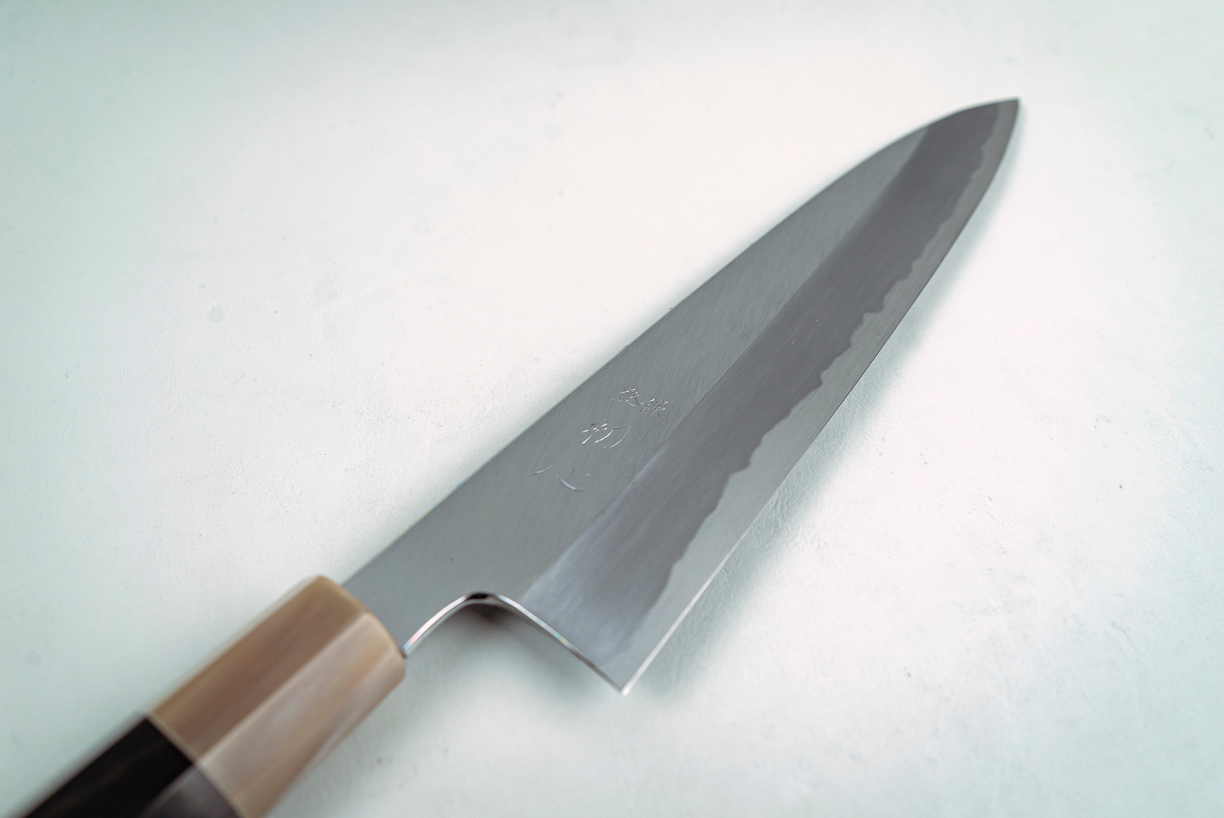 Nakagawa Satoshi Blue #2 Migaki Tall Gyuto 255mm - Thecooksedge