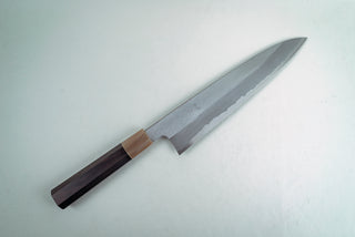 Nakagawa Satoshi Blue #2 Migaki Tall Gyuto 255mm - Thecooksedge