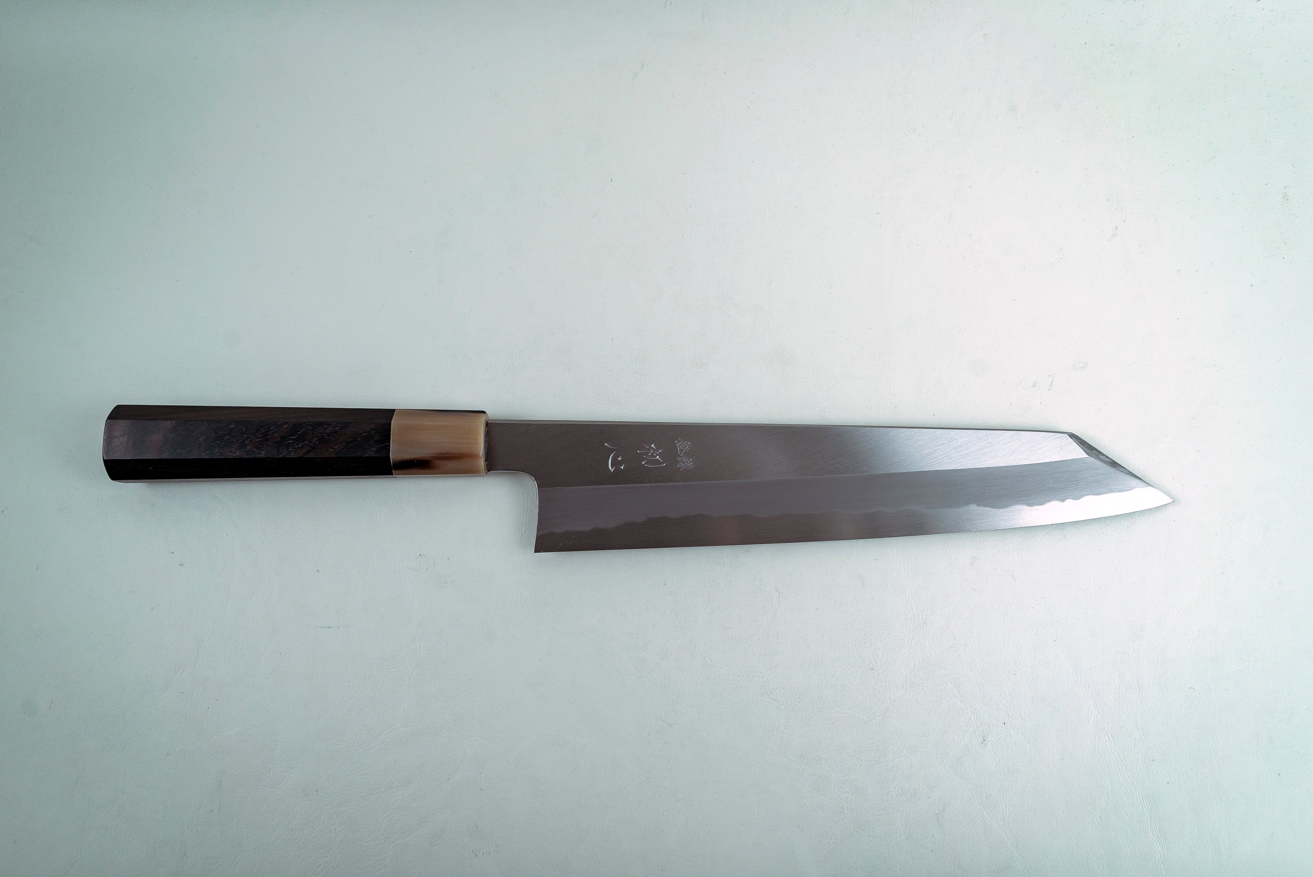 Nakagawa Satoshi Blue #2 Migaki Tall  Kiritsuke Gyuto 255mm - Thecooksedge