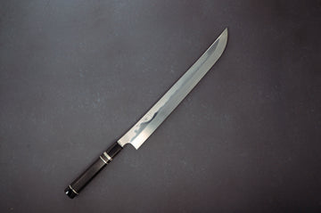 Nigara Hamono Blue#2 Honyaki Fujisan Sakimaru Yanagiba 330mm - Thecooksedge