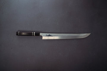 Nigara Hamono Blue#2 Honyaki Fujisan Sakimaru Yanagiba 330mm - Thecooksedge