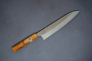 Nigara Hamono Silver3 Nashiji gyuto 240mm - Thecooksedge