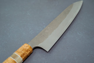 Nigara Hamono Silver3 Nashiji gyuto 240mm - Thecooksedge