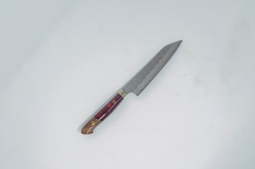 Nigara Hamono SG2 Migaki Tsuchime Kirituske Petty 150mm w/ Western Resin handle - Thecooksedge