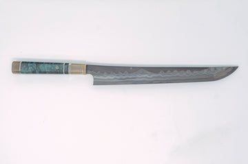 Nigara Hamono blue2+white2 Core "Troll Killer" Yanagiba 300mm - Thecooksedge