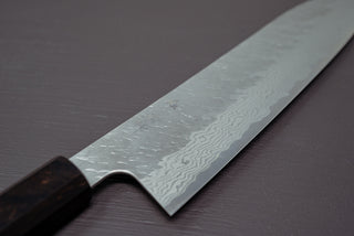 Nigara Hamono VG10 Tsuchime Damascus Gyuto 210mm - Thecooksedge