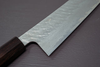 Nigara Hamono VG10 Tsuchime Damascus Gyuto 240mm - Thecooksedge