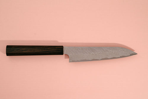 Nigara Hamono VG10 Tsuchime Damascus Petty 150 - Thecooksedge