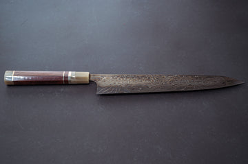 Nigara Hamono Kagetora B2+W2 Core Damascus Gyuto 300mm - Thecooksedge