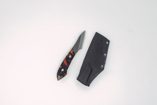 Nigara Hamono VG10 Outdoor Knife w/Acrylic Handle - Thecooksedge