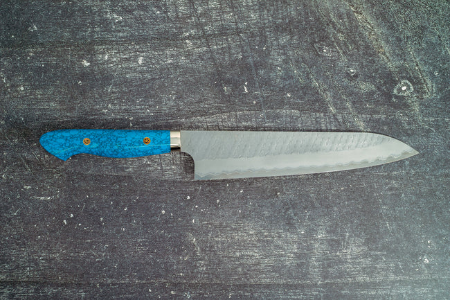 Nigara Hamono SG2 Migaki Tsuchime Gyuto 240mm - Thecooksedge