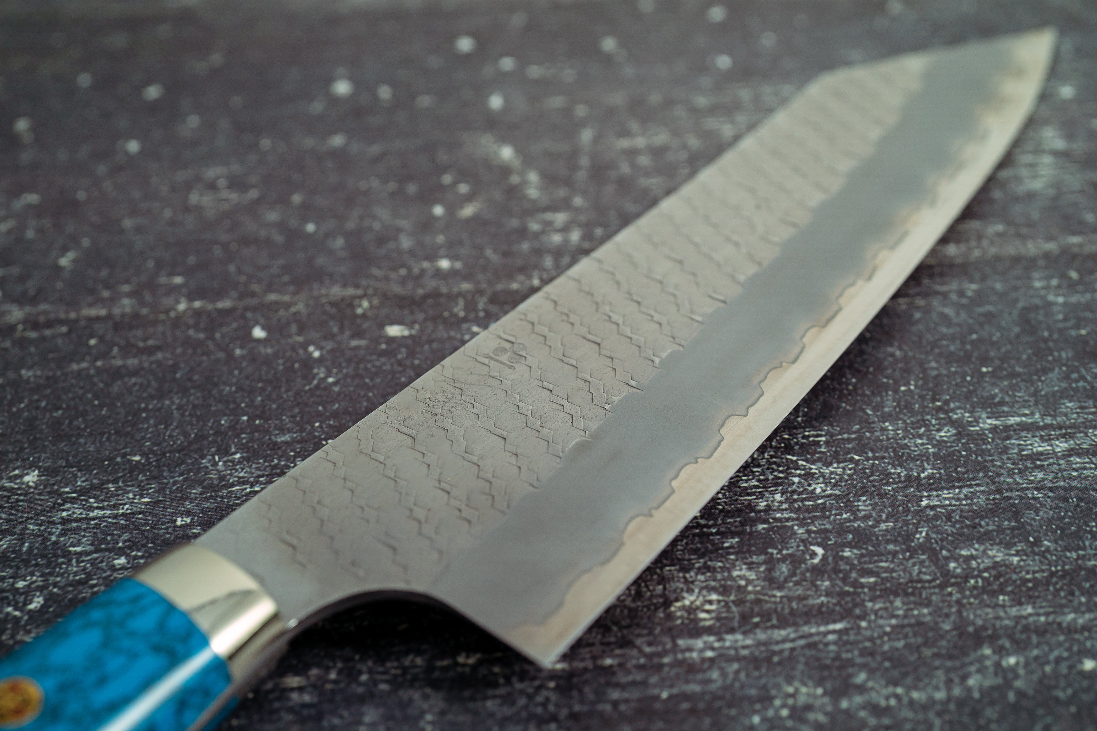 Nigara Hamono SG2 Migaki Tsuchime Kiritsuke Gyuto 210mm