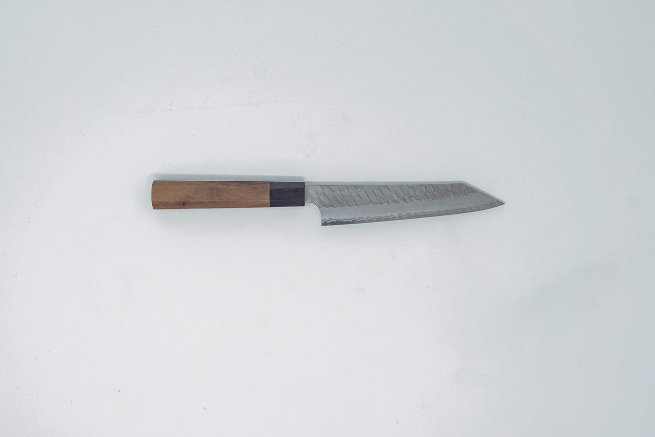 Nigara Hamono SG2 Migaki Tsuchime Kiritsuke Petty 150mm - Thecooksedge
