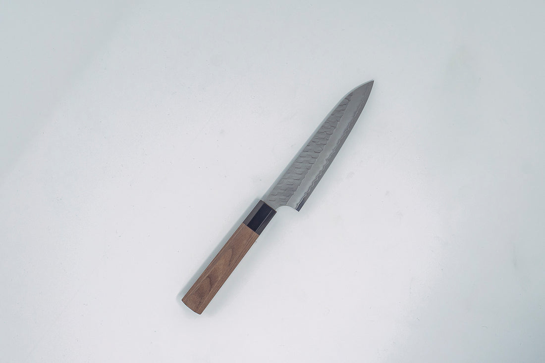 Nigara Hamono SG2 Migaki Tsuchime Petty 150mm - Thecooksedge