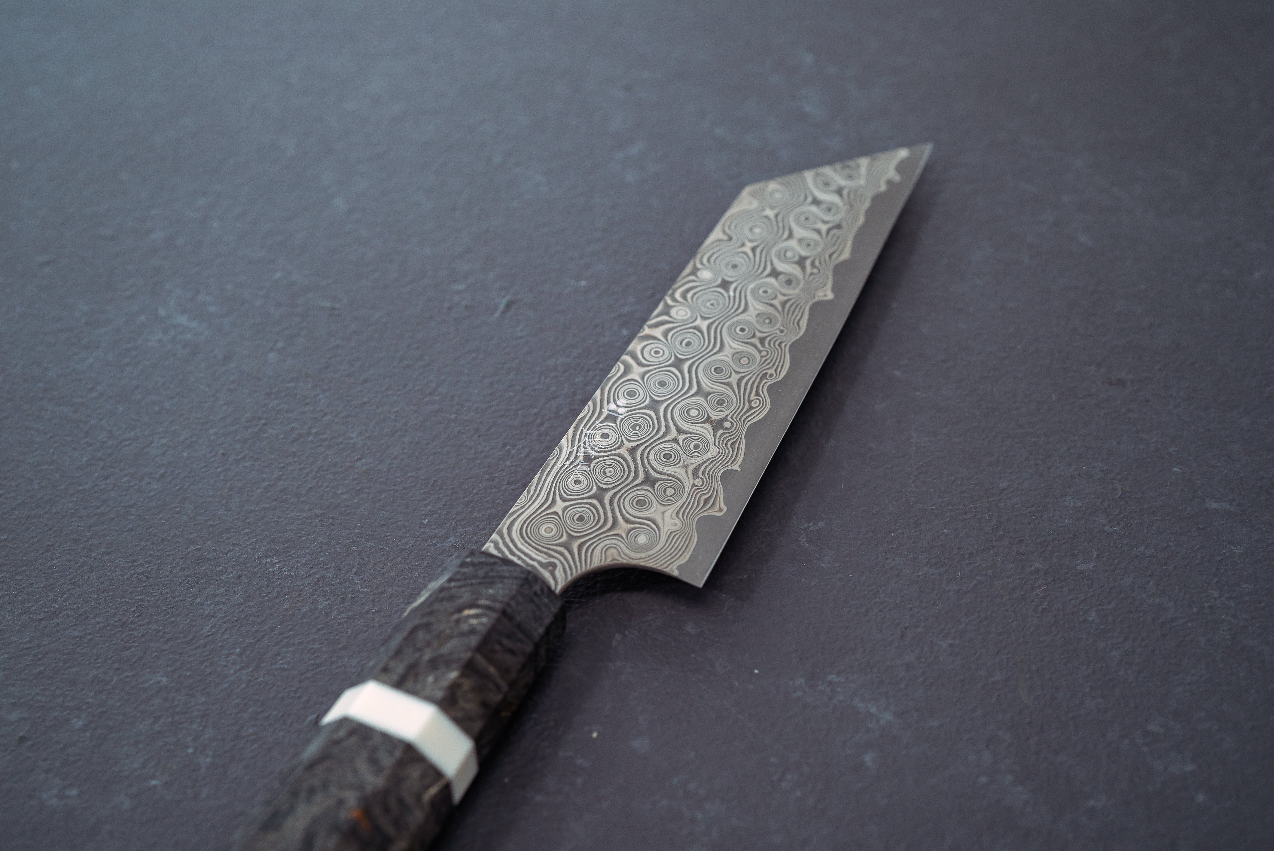Nigara Hamono SG2 Damascus Kiritsuke Paring 120mm - Thecooksedge