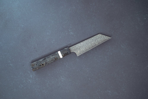 Nigara Hamono SG2 Damascus Kiritsuke Paring 120mm - Thecooksedge