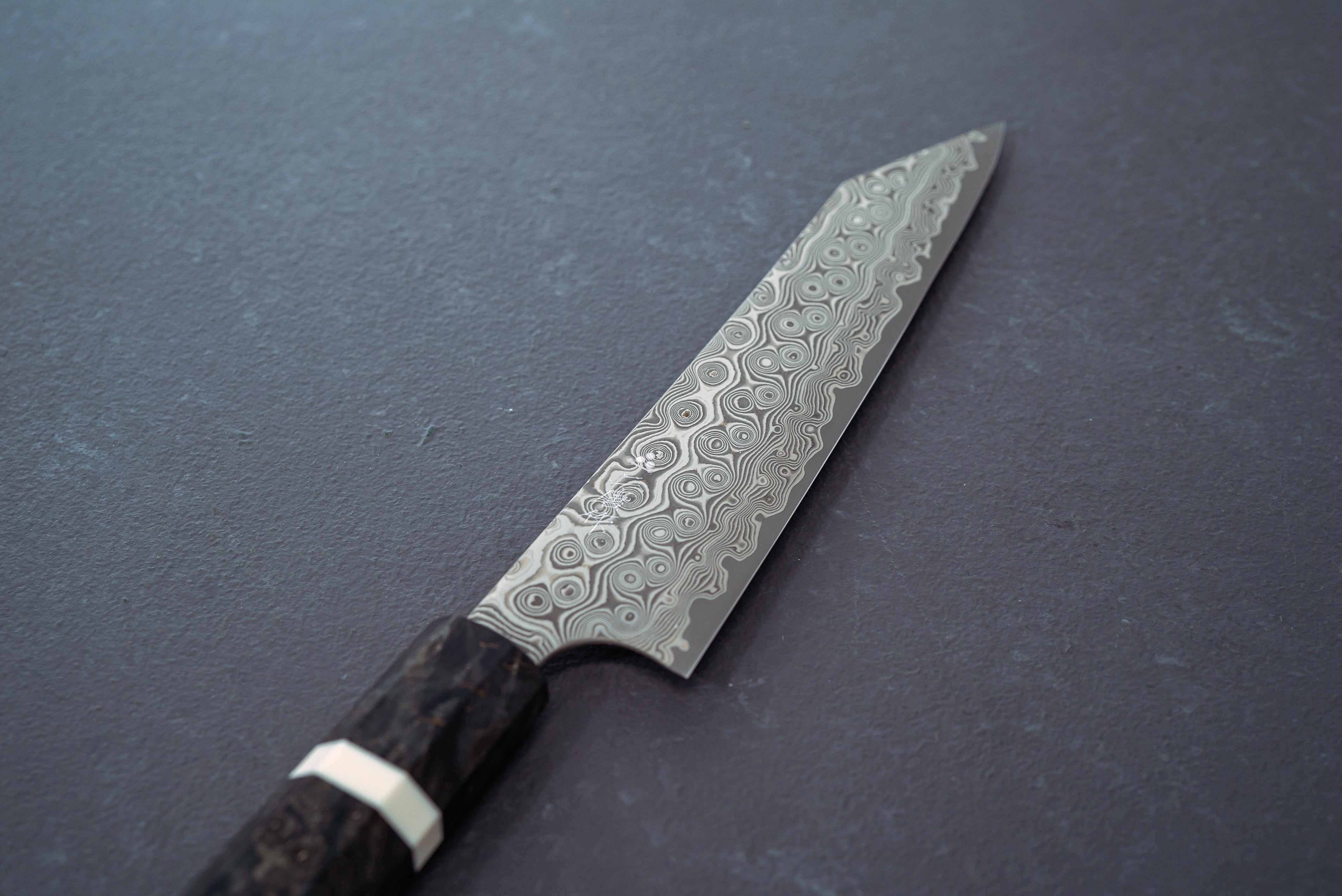Nigara Hamono SG2 Damascus Kiritsuke Petty 150mm - Thecooksedge