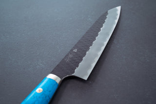 Nigara Hamono Kurouchi SG2 Tsuchime Gyuto 210mm - Thecooksedge