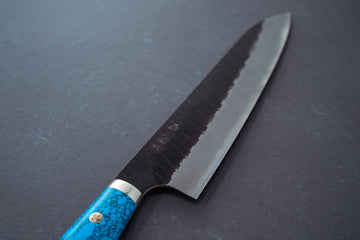 Nigara Hamono Kurouchi SG2 Tsuchime Gyuto 240mm - Thecooksedge