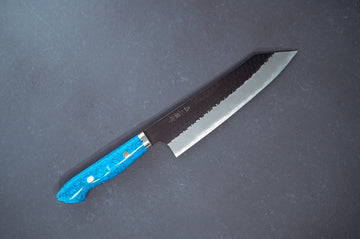 Nigara Hamono Kurouchi SG2 Tsuchime Kiritsuke Gyuto 210mm - Thecooksedge
