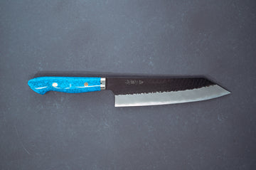 Nigara Hamono Kurouchi SG2 Tsuchime Kiritsuke Gyuto 210mm - Thecooksedge