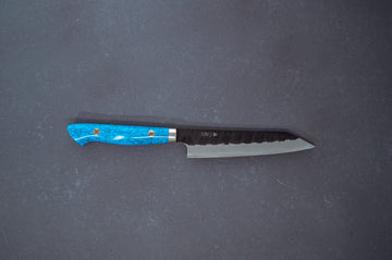 Nigara Hamono Kurouchi SG2 Tsuchime Kiritsuke Petty 150mm - Thecooksedge