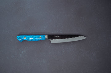 Nigara Hamono Kurouchi SG2 Tsuchime Petty 150mm - Thecooksedge