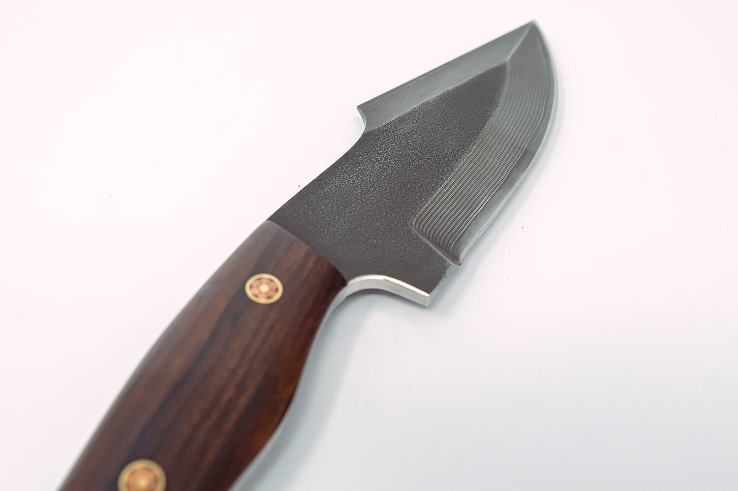 Nigara Hamono SG2 Damascus Outdoor Knife w/Leather Sheath - Thecooksedge
