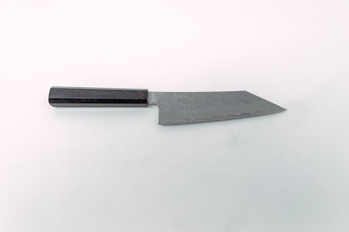 Nigara Hamono VG10 Migaki Tsuchime Damascus Bunka 180mm - Thecooksedge