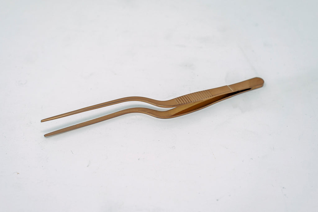 Offset  Plating Tweezers 6" - Thecooksedge