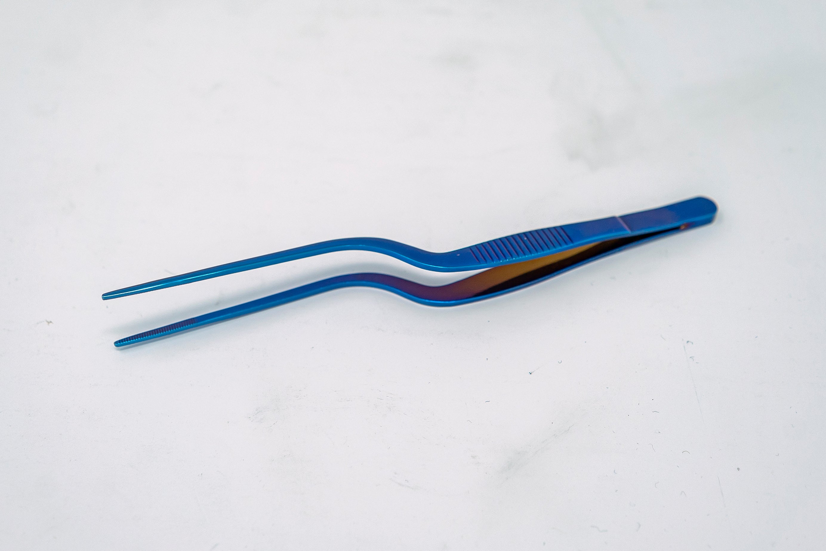 Offset  Plating Tweezers 6" - Thecooksedge