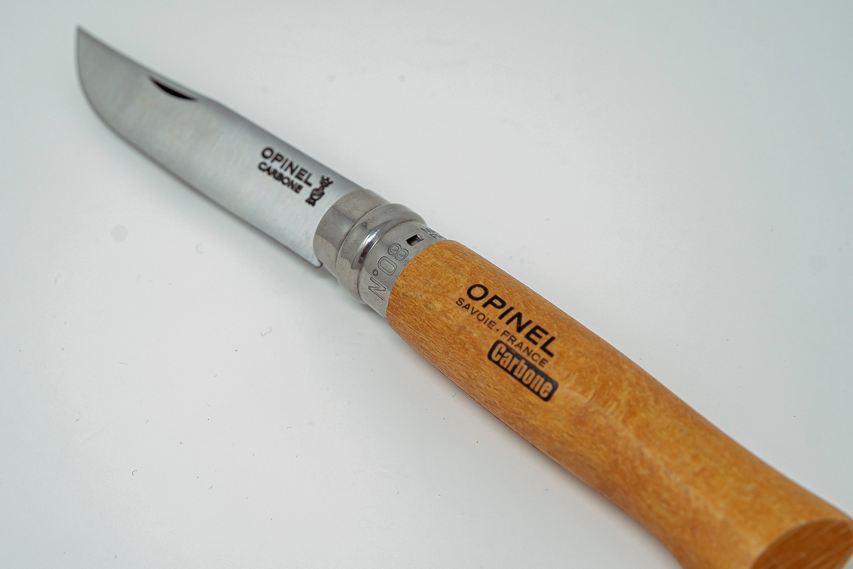 Opinel No.8 Carbone Folder - Thecooksedge