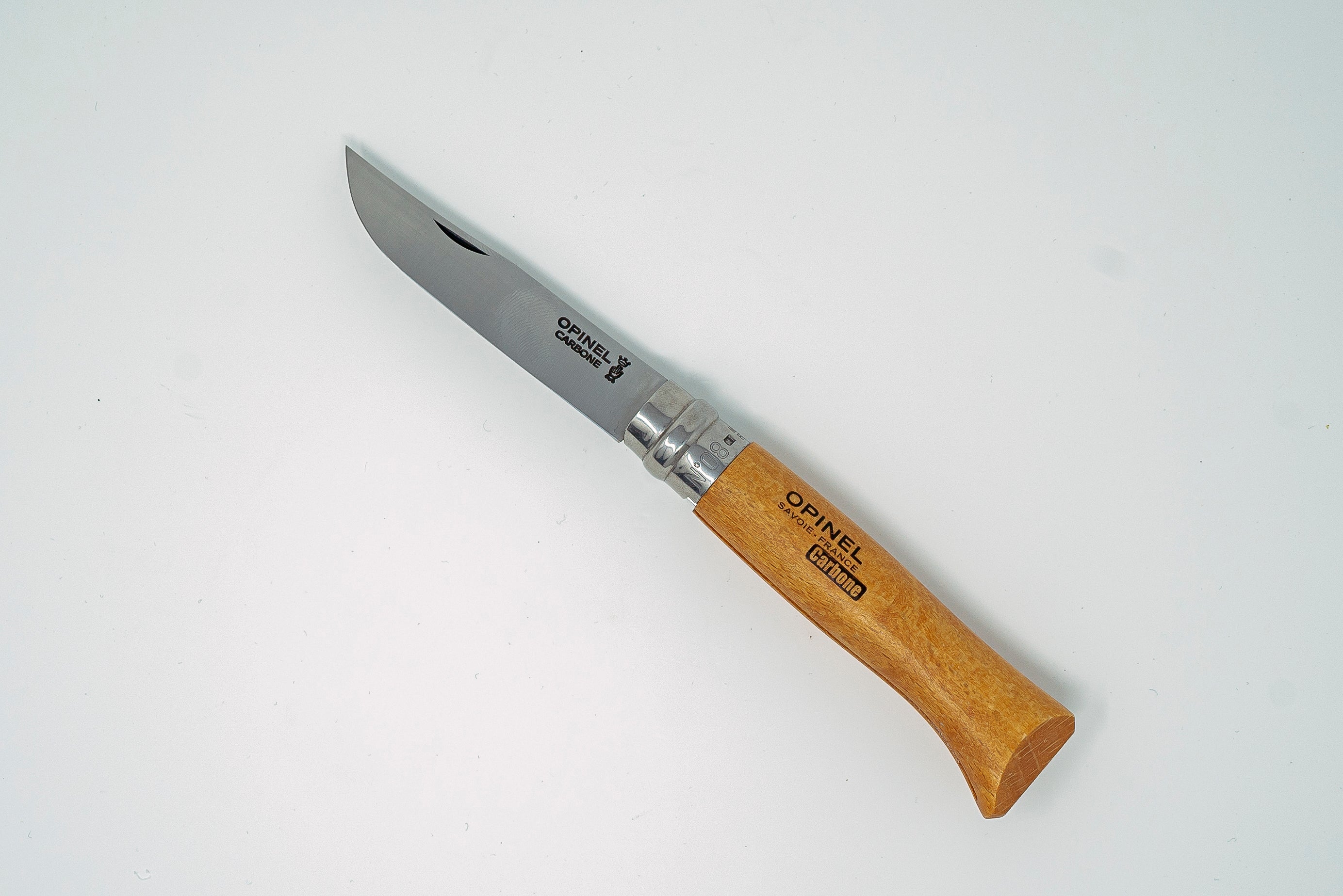 Opinel No.8 Carbone Folder - Thecooksedge