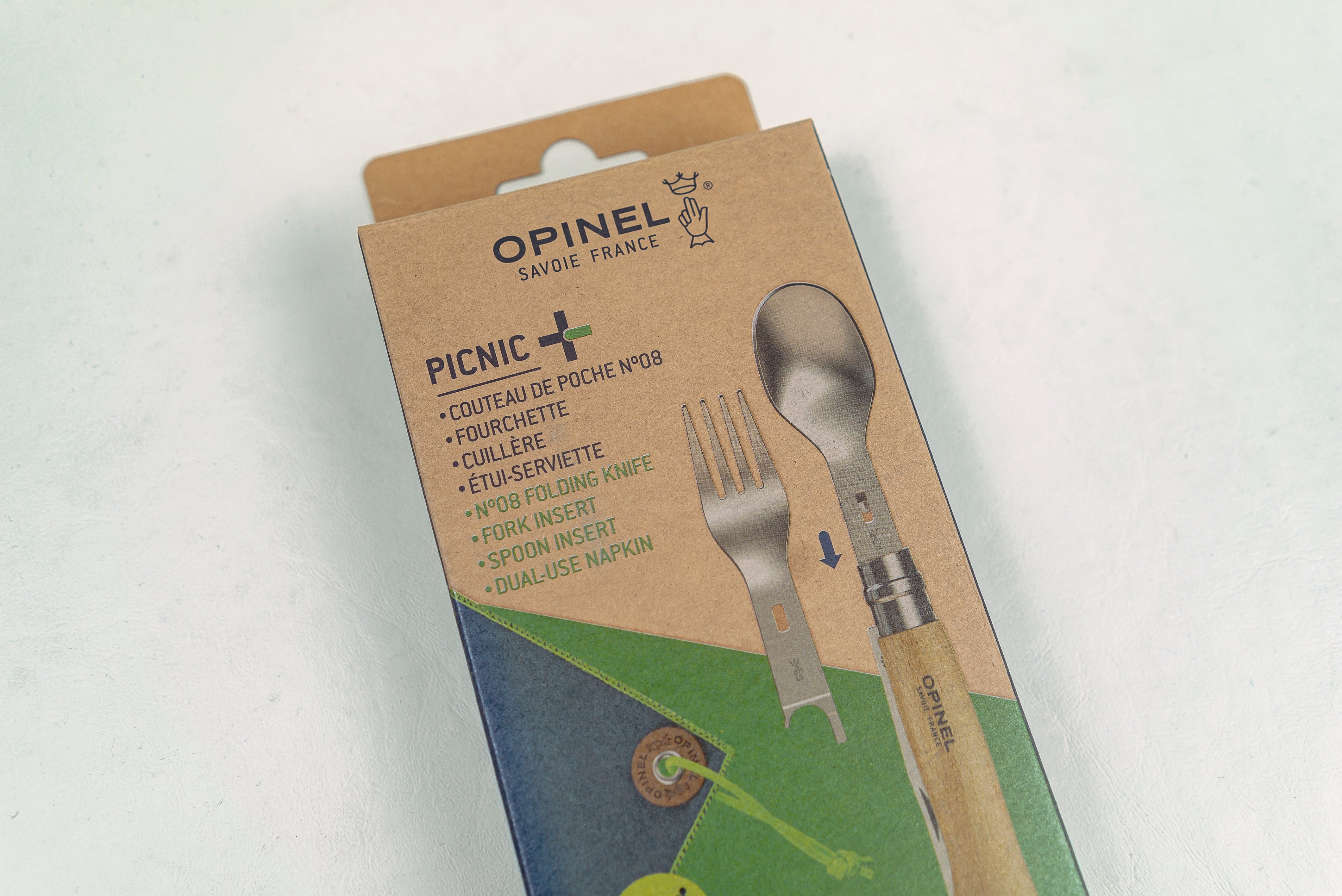 Opinel No.8 Folder Picnic Set - Thecooksedge
