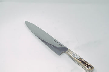 Ikeda Yoshikazu White1 Mizu Honyaki Namiukashi Gyuto 270mm - Thecooksedge