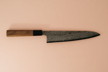 Hatsukokoro Blue#2 Kurouchi Damascus Gyuto 210mm