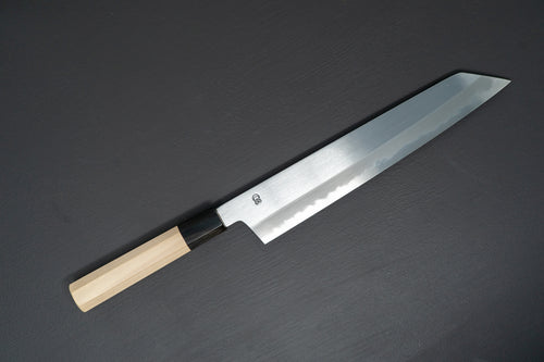 Sakai Kikumori Kikuzuki Kasumi Kiritsuke Gyuto 270mm - Thecooksedge