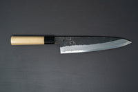 Sakai Kikumori Kikuzuki Kuro Gyuto 240mm - Thecooksedge