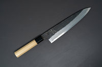 Sakai Kikumori Kikuzuki Kuro Gyuto 240mm - Thecooksedge