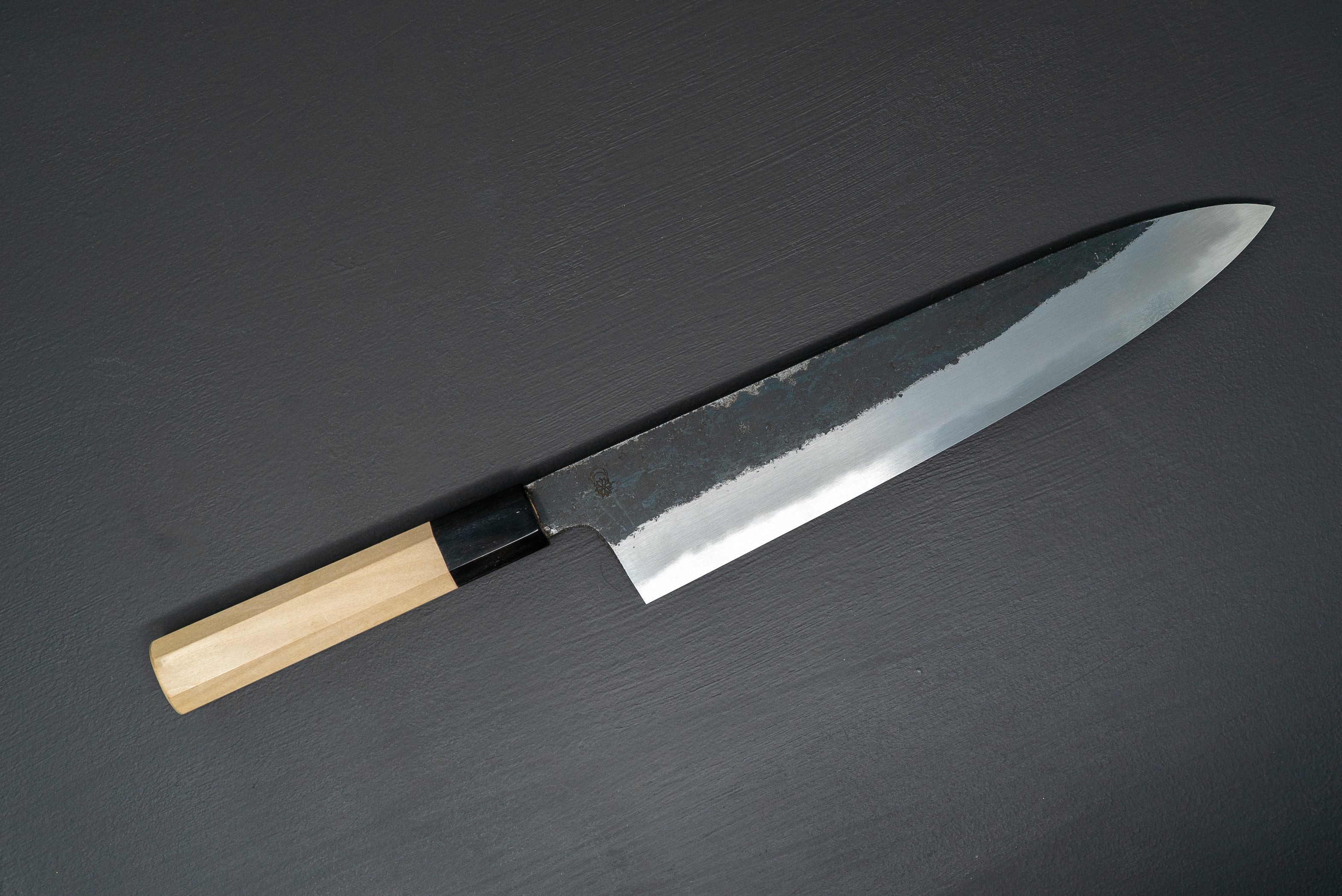Sakai Kikumori Kikuzuki Kuro Gyuto 270mm - Thecooksedge