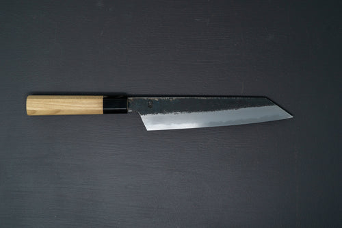 Sakai Kikumori Kikuzuki Kuro Kiritsuke Gyuto 210mm - Thecooksedge